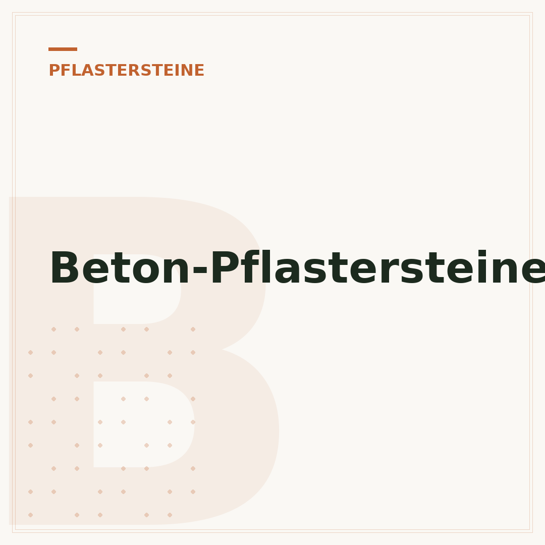 Beton-Pflastersteine