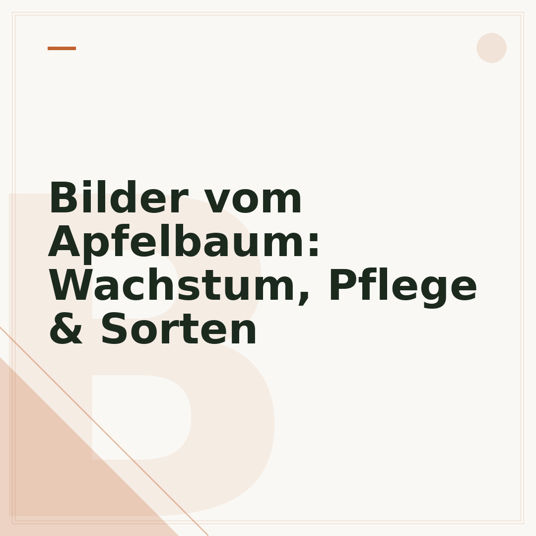 Bilder vom Apfelbaum: Wachstum, Pflege & Sorten