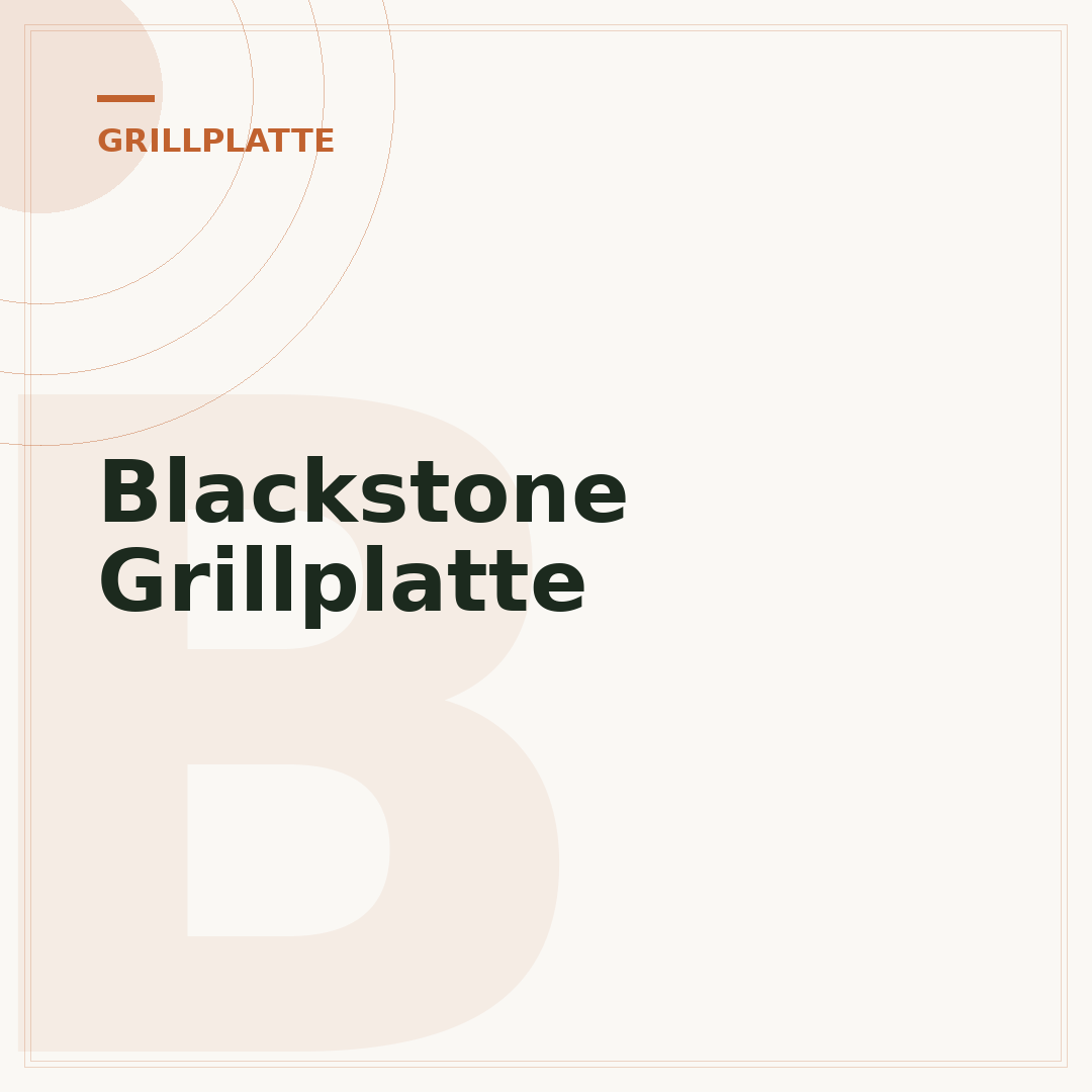Blackstone Grillplatte