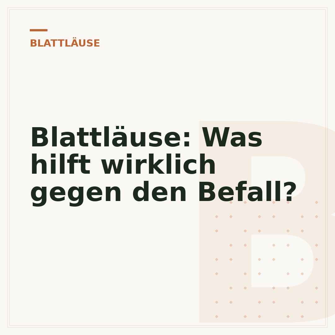 Blattläuse: Was hilft wirklich gegen den Befall?