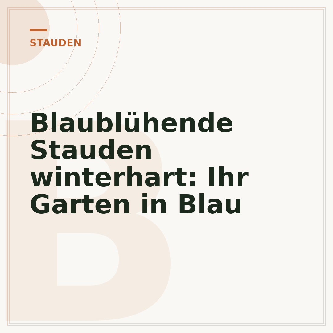 Blaublühende Stauden winterhart: Ihr Garten in Blau