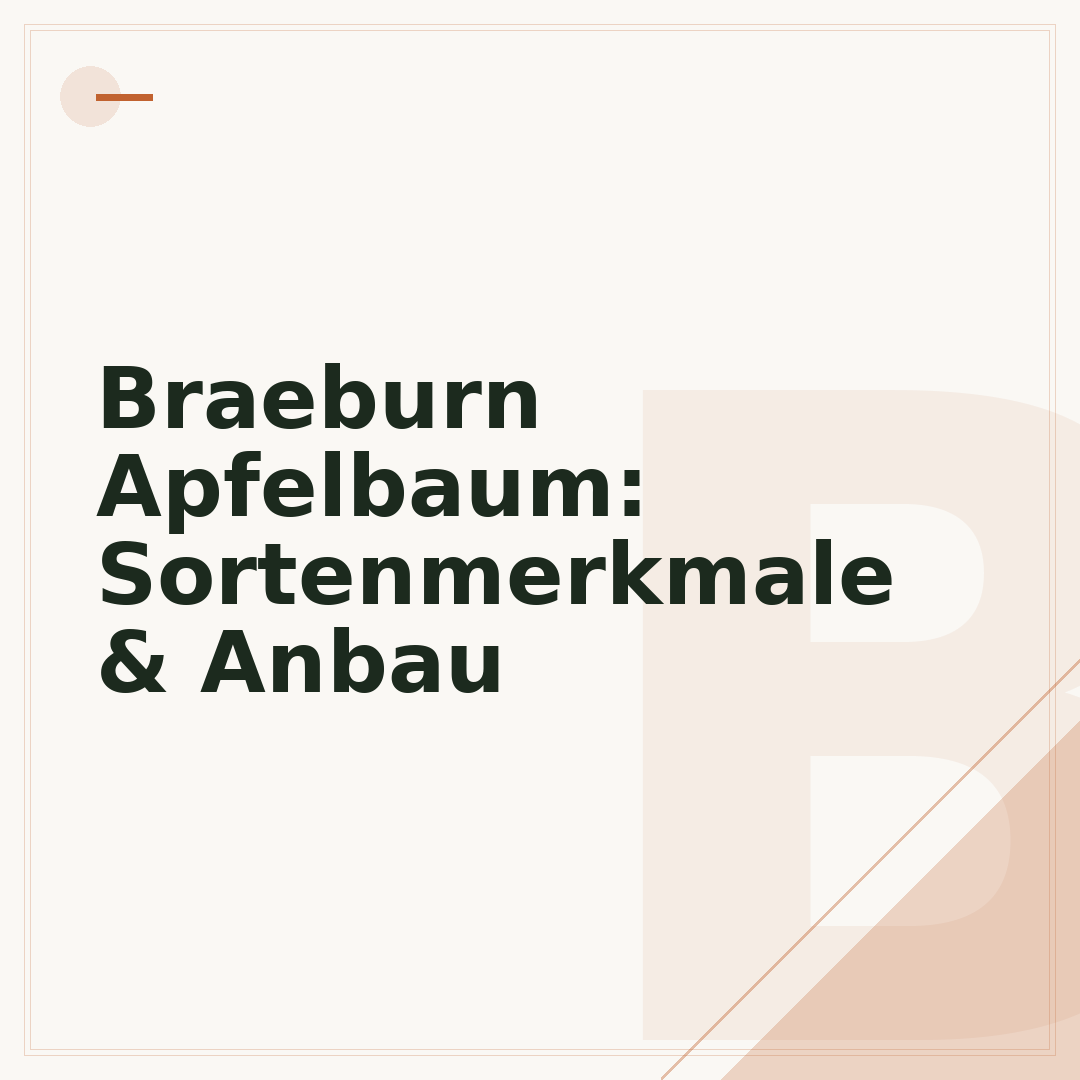 Braeburn Apfelbaum: Sortenmerkmale & Anbau