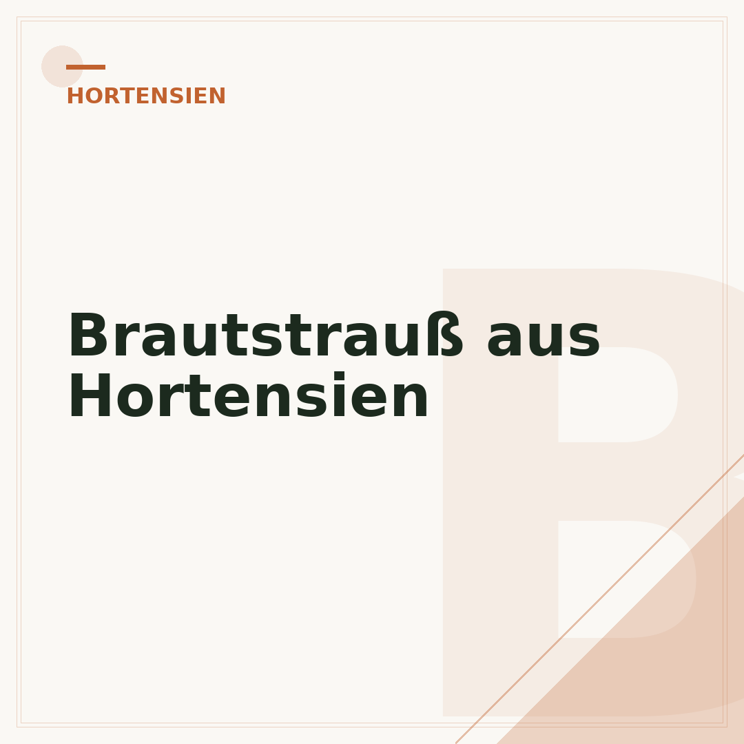 Brautstrauß aus Hortensien