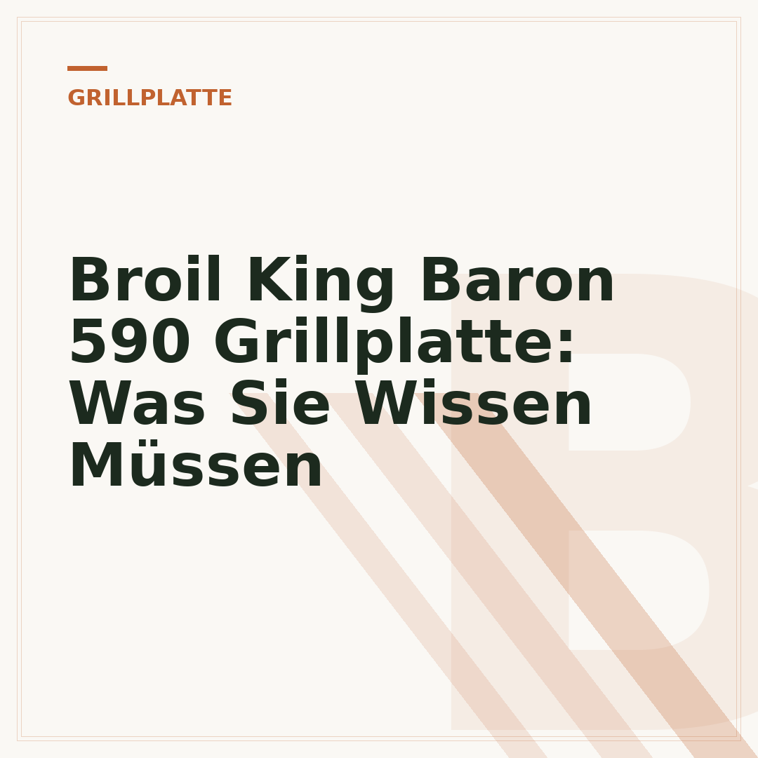 Broil King Baron 590 Grillplatte: Was Sie Wissen Müssen