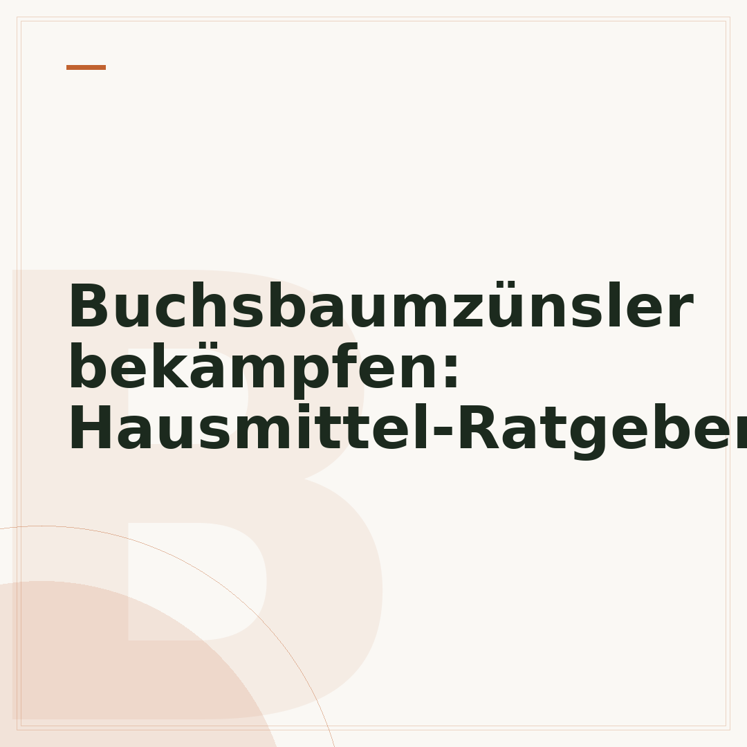 Buchsbaumzünsler bekämpfen: Hausmittel-Ratgeber
