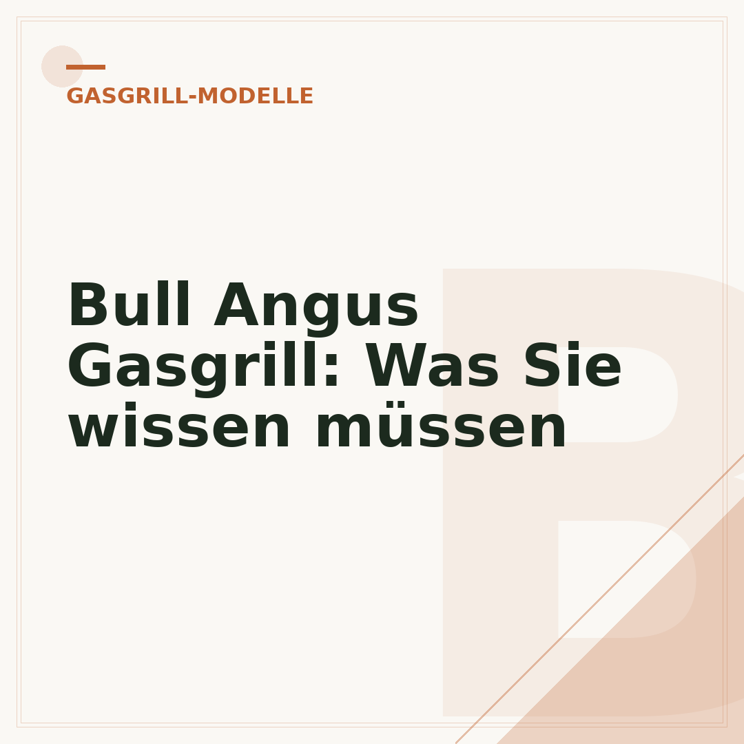 Bull Angus Gasgrill: Was Sie wissen müssen
