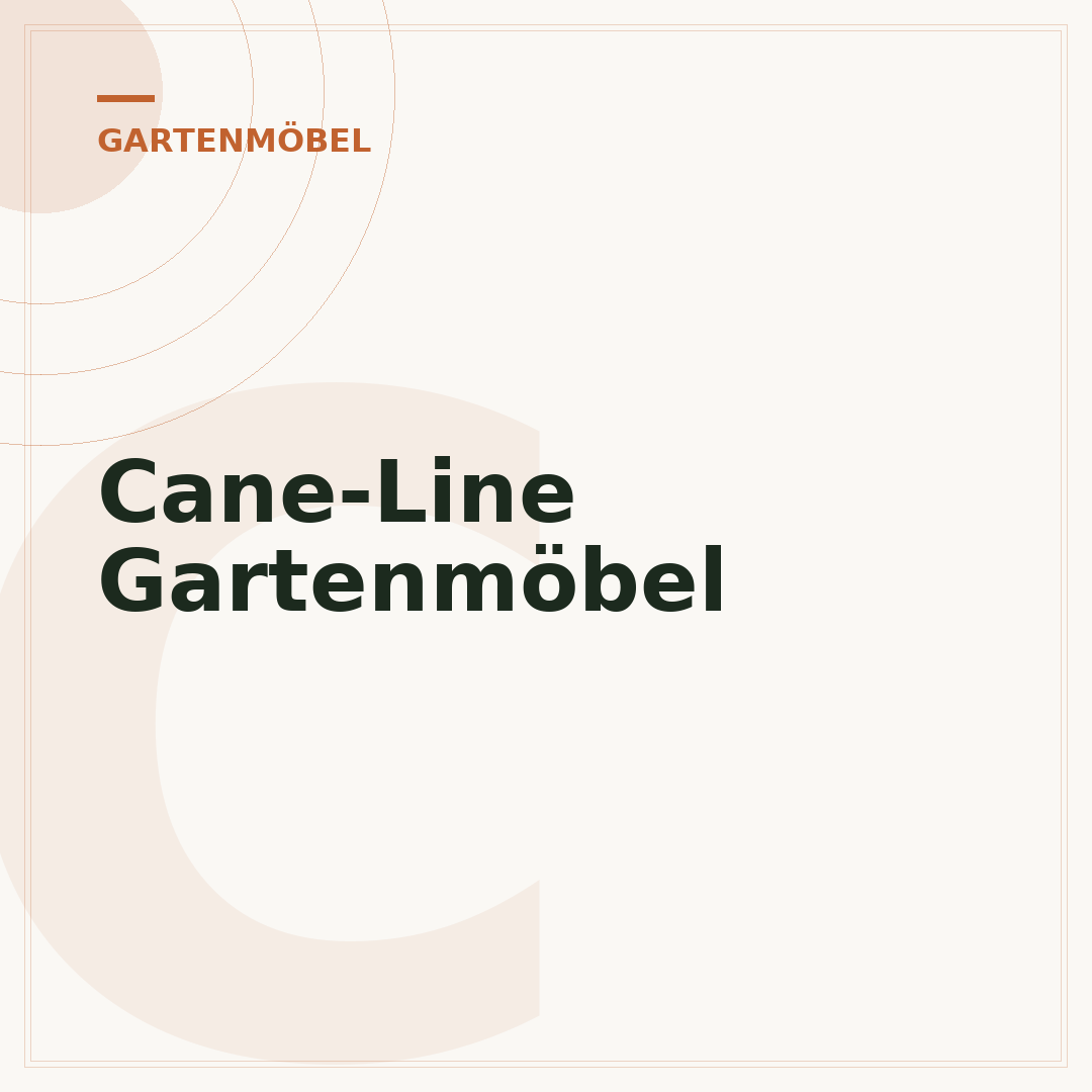 Cane-Line Gartenmöbel