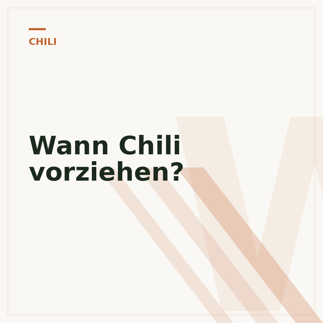 Wann Chili vorziehen?