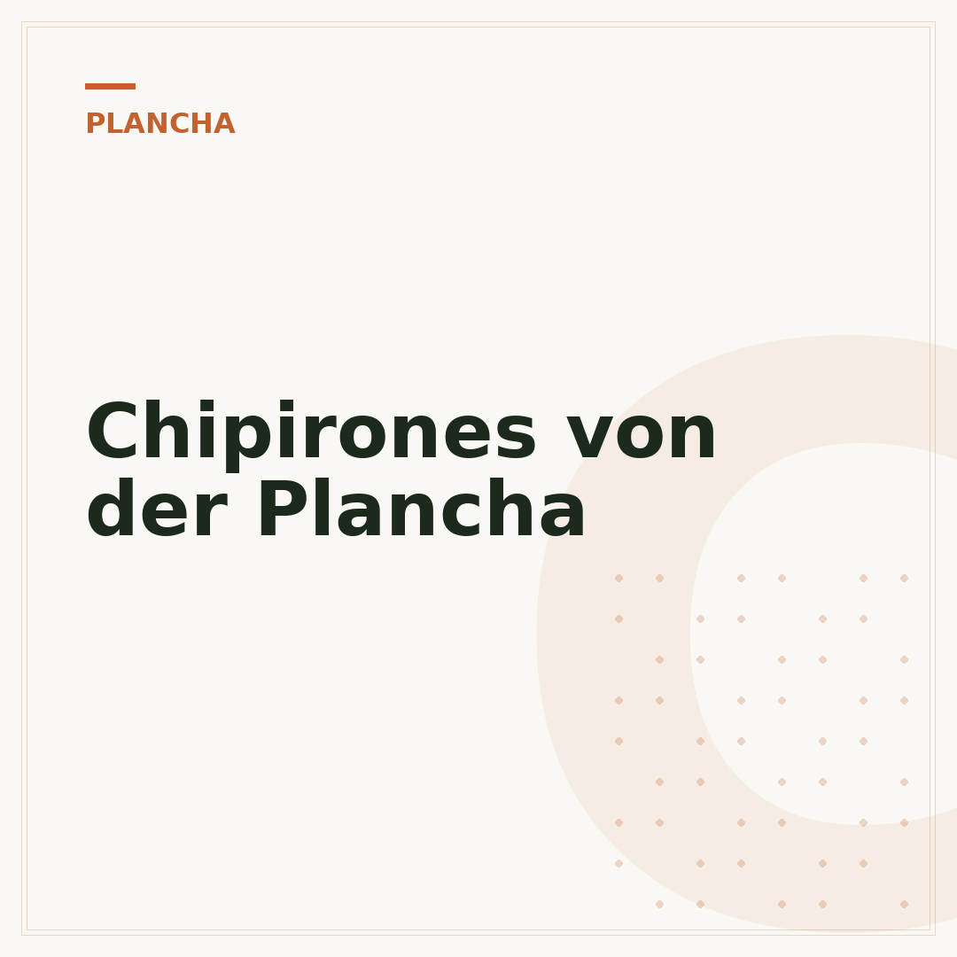 Chipirones von der Plancha