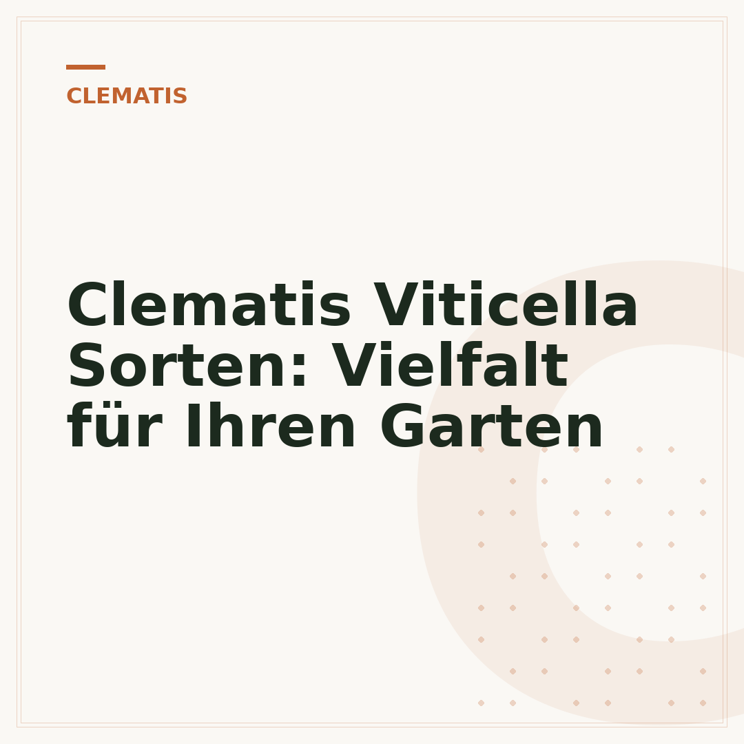Clematis Viticella Sorten: Vielfalt für Ihren Garten