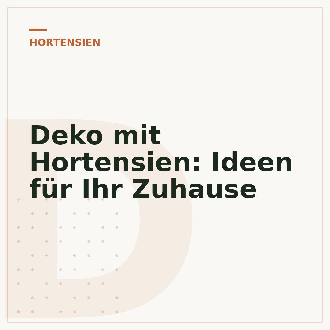Deko mit Hortensien: Ideen für Ihr Zuhause
