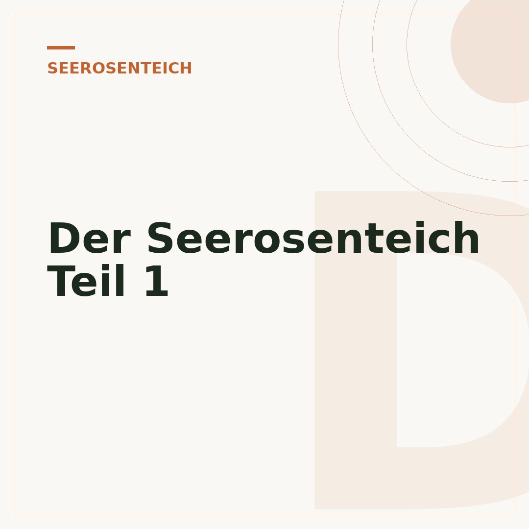 Der Seerosenteich Teil 1