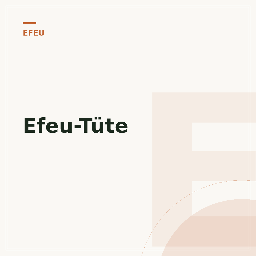 Efeu-Tüte