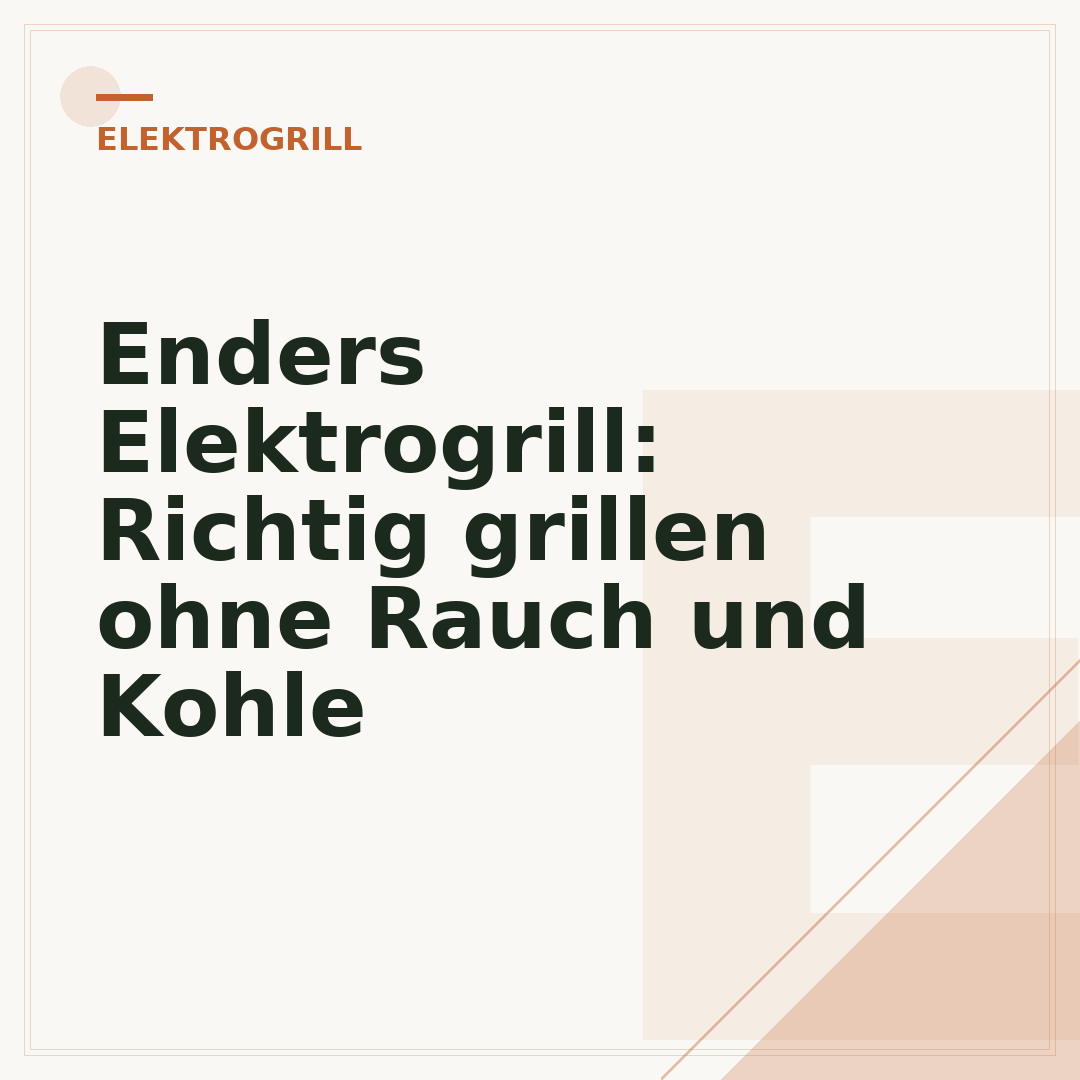 Enders Elektrogrill: Richtig grillen ohne Rauch und Kohle
