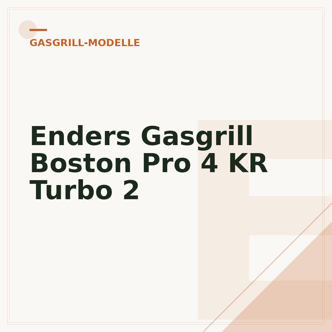 Enders Gasgrill Boston Pro 4 KR Turbo 2