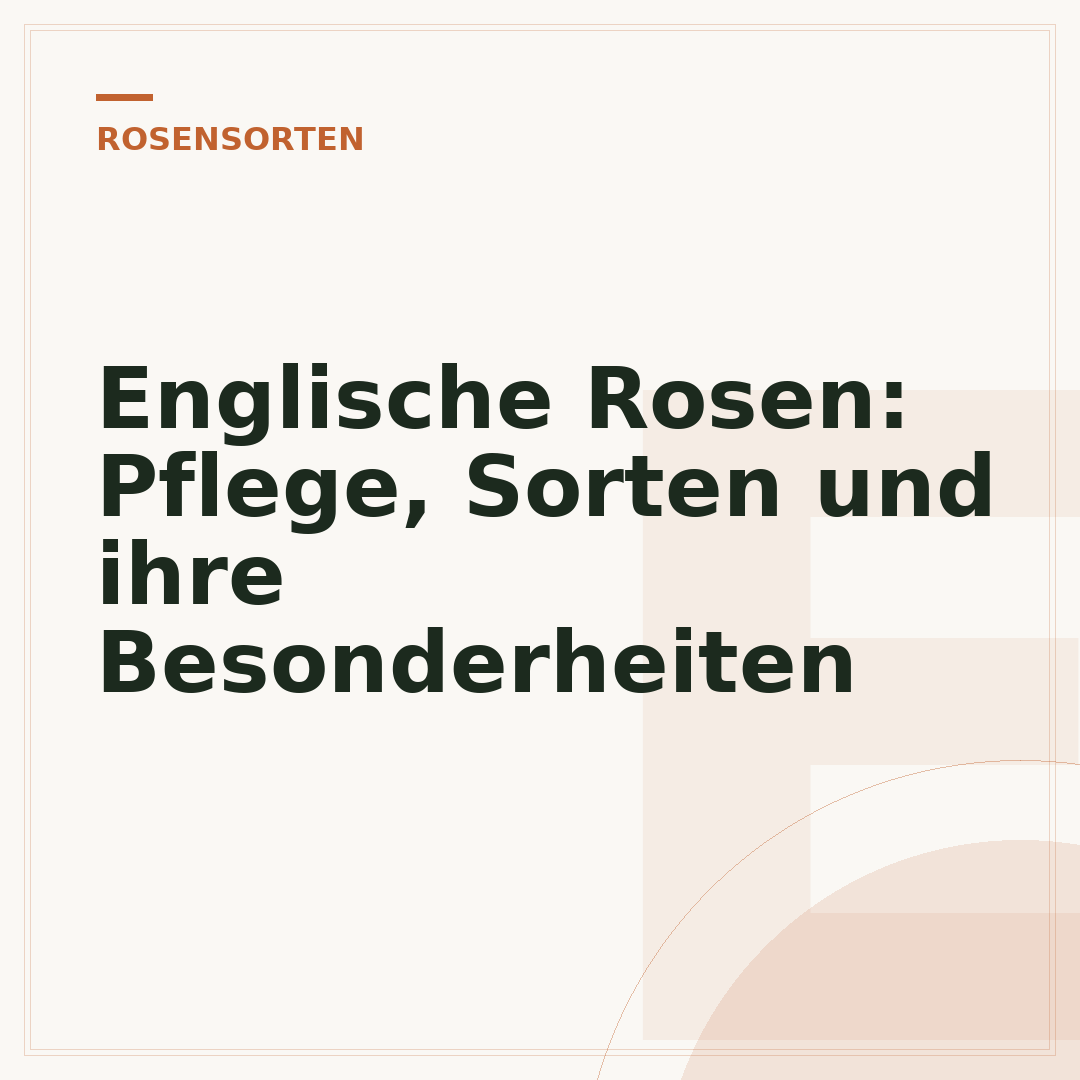 Englische Rosen: Pflege, Sorten und ihre Besonderheiten
