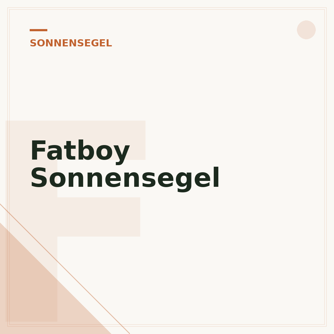 Fatboy Sonnensegel