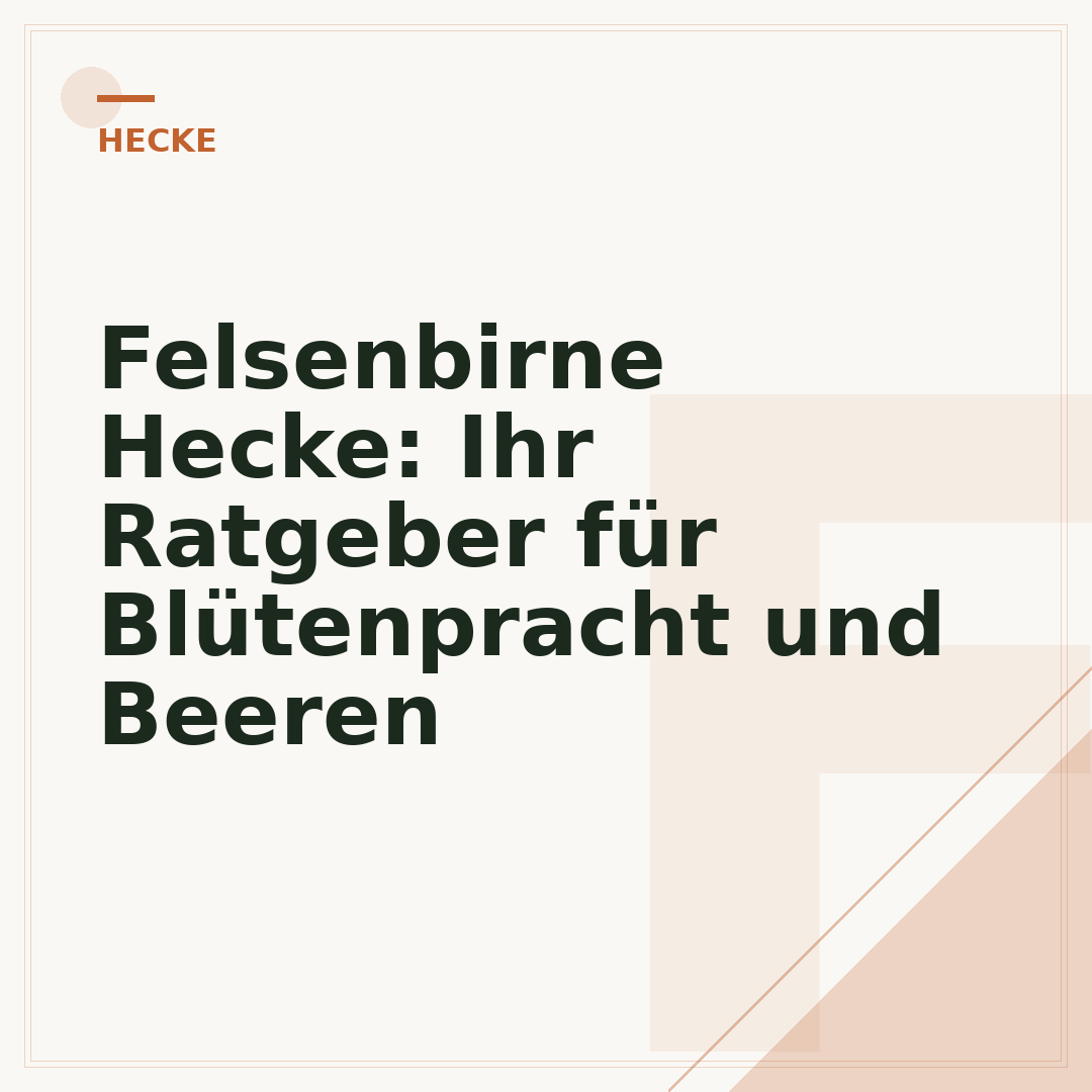 Felsenbirne Hecke: Ihr Ratgeber für Blütenpracht und Beeren