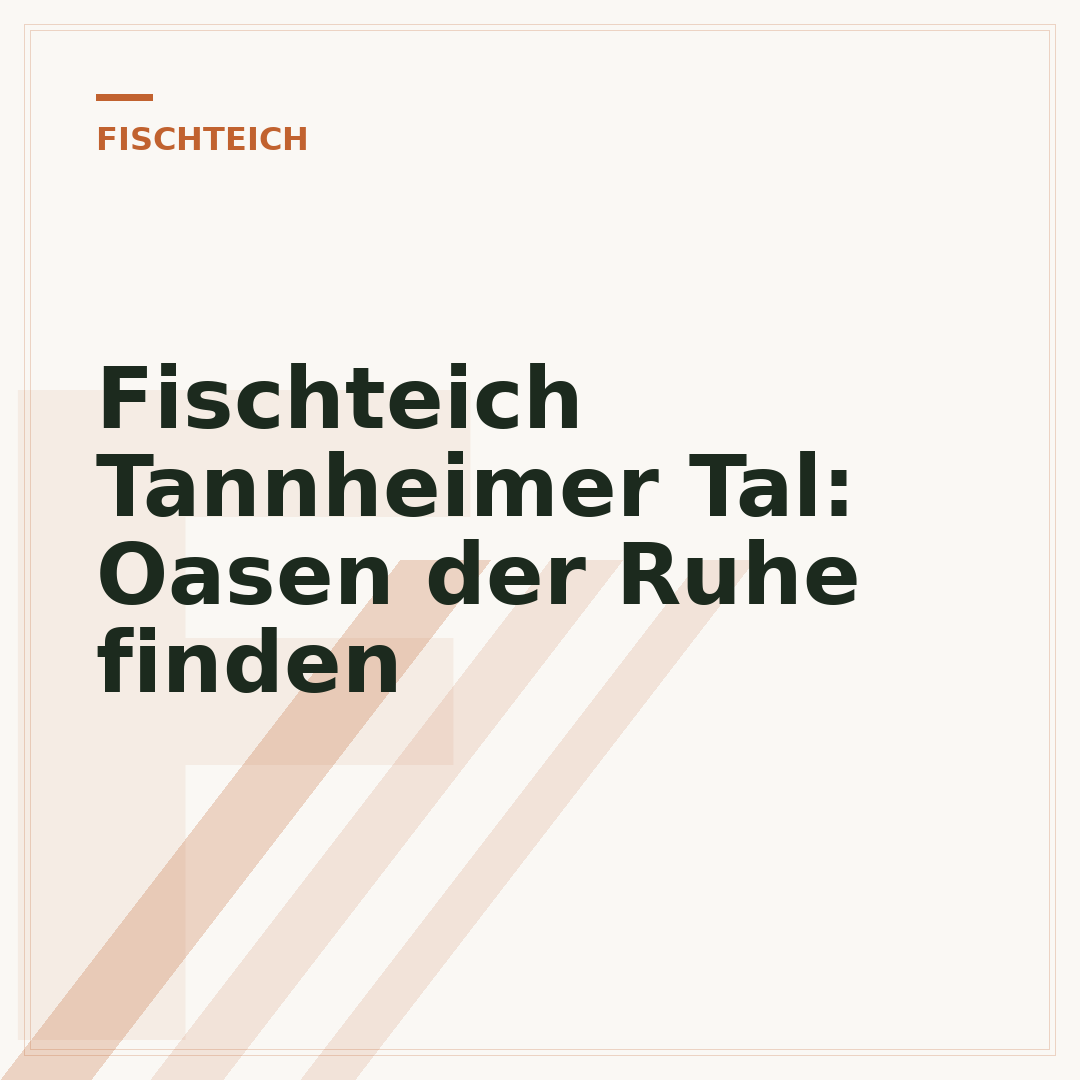 Fischteich Tannheimer Tal: Oasen der Ruhe finden