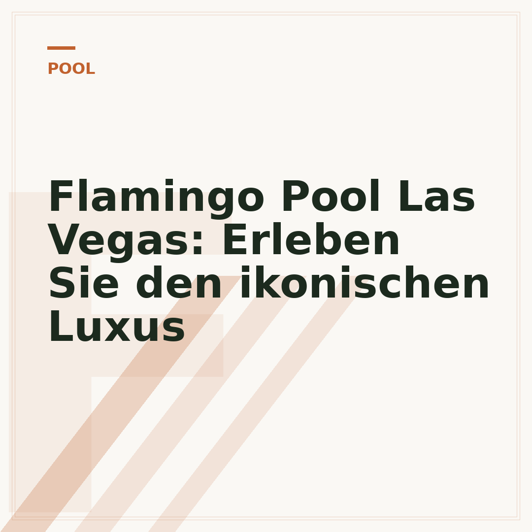 Flamingo Pool Las Vegas: Erleben Sie den ikonischen Luxus