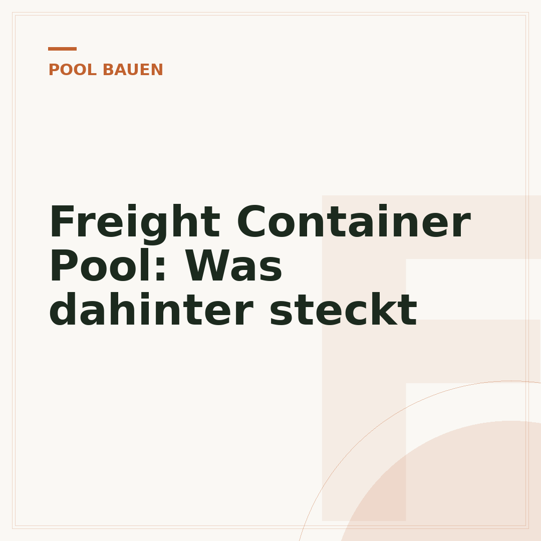 Freight Container Pool: Was dahinter steckt