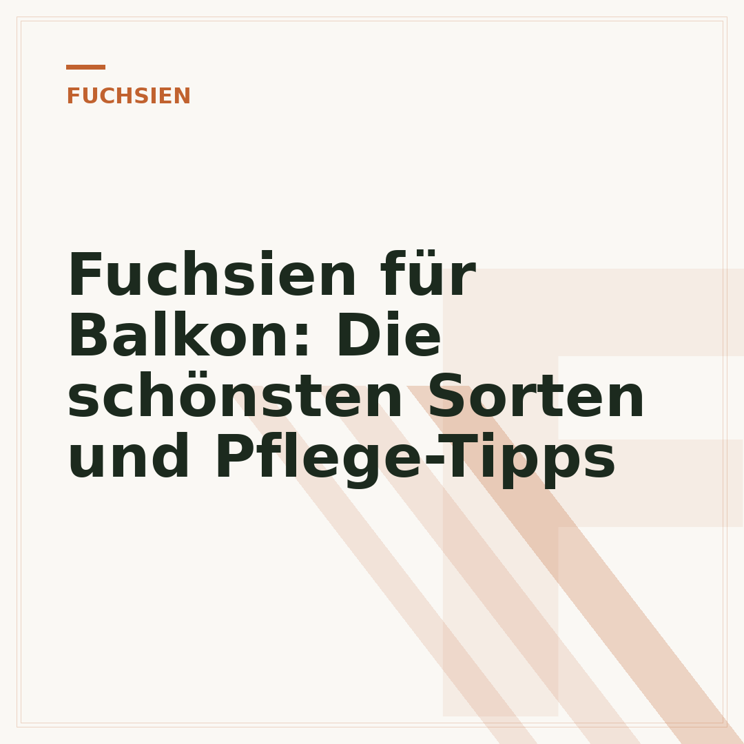 Fuchsien für Balkon: Die schönsten Sorten und Pflege-Tipps