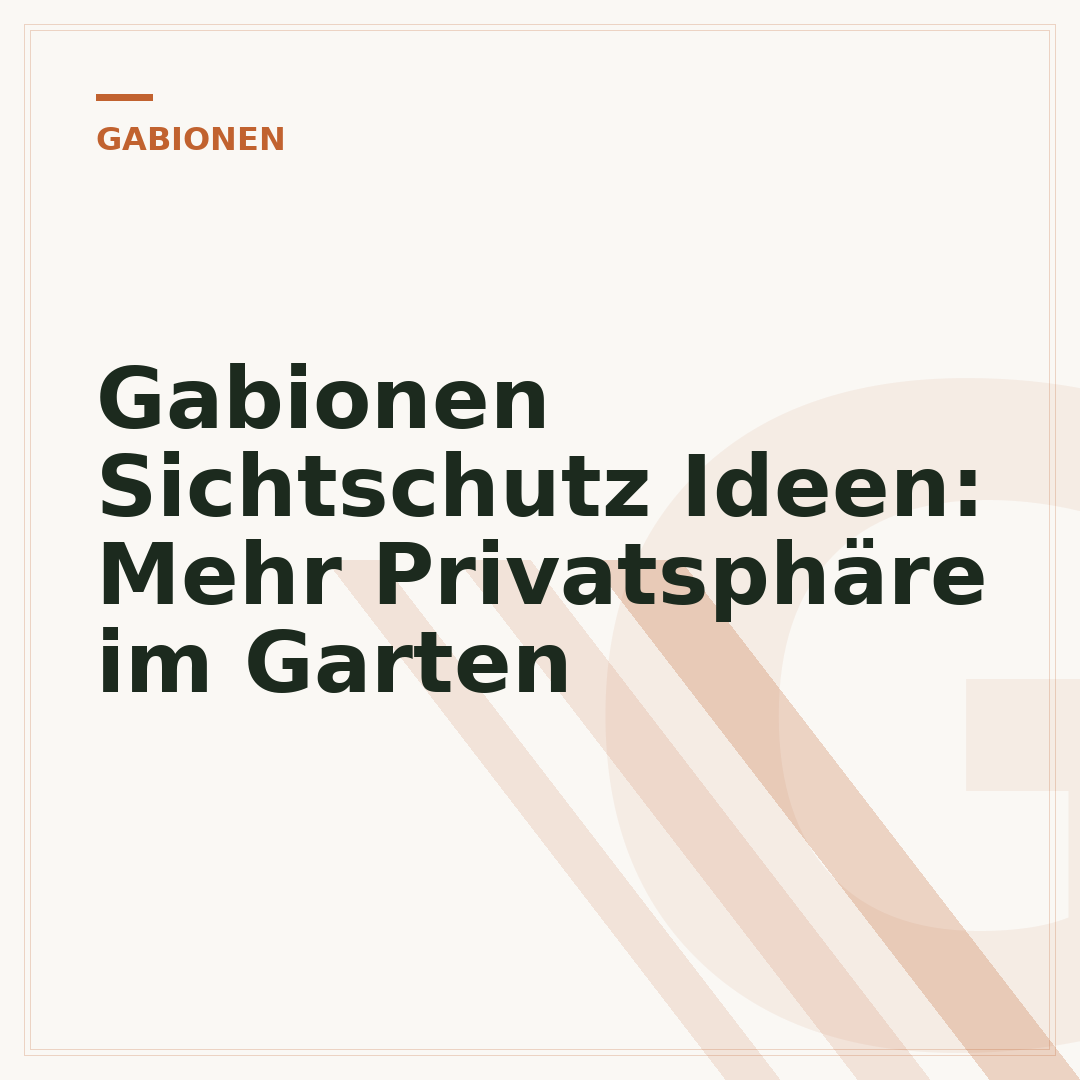 Gabionen Sichtschutz Ideen: Mehr Privatsphäre im Garten