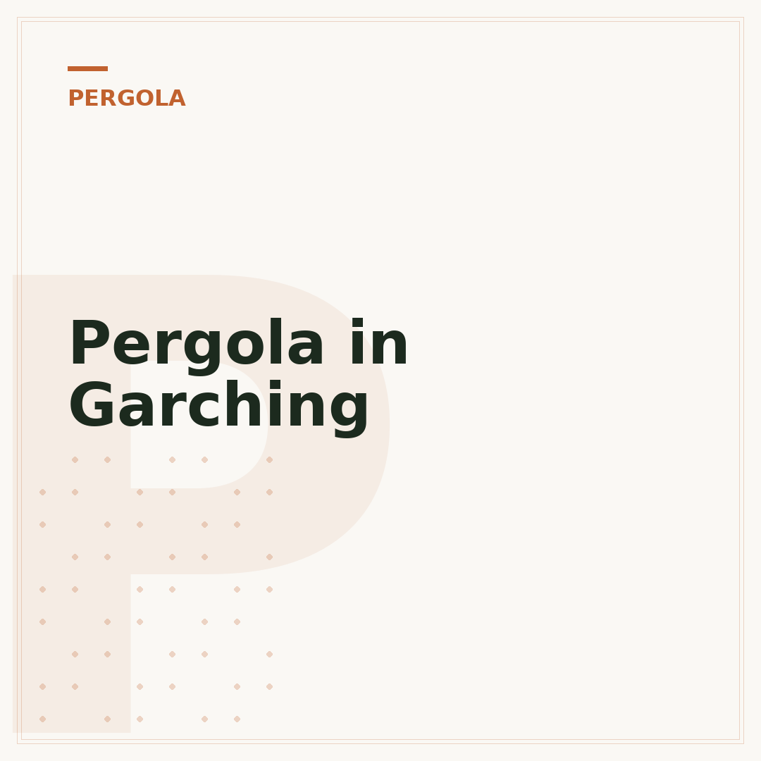 Pergola in Garching