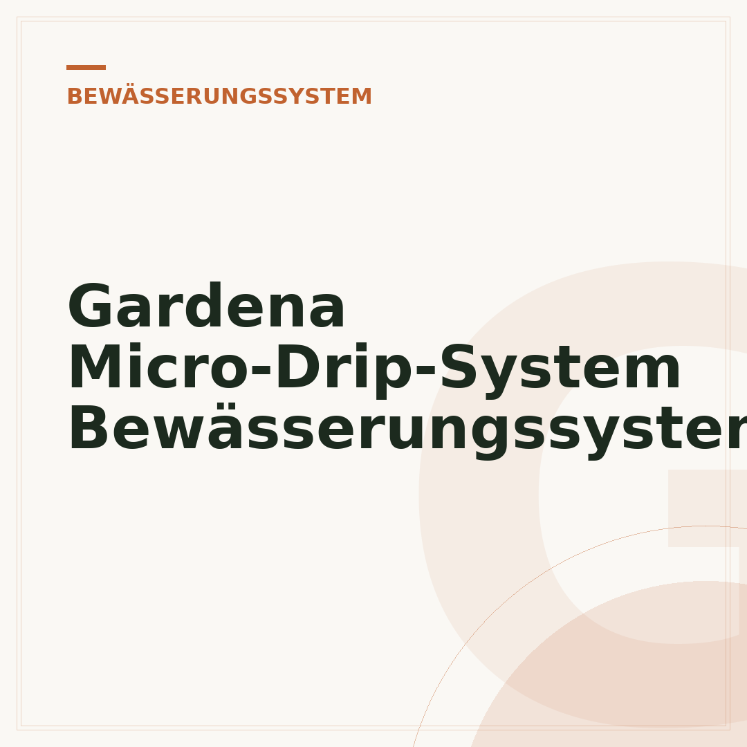 Gardena Micro-Drip-System Bewässerungssystem