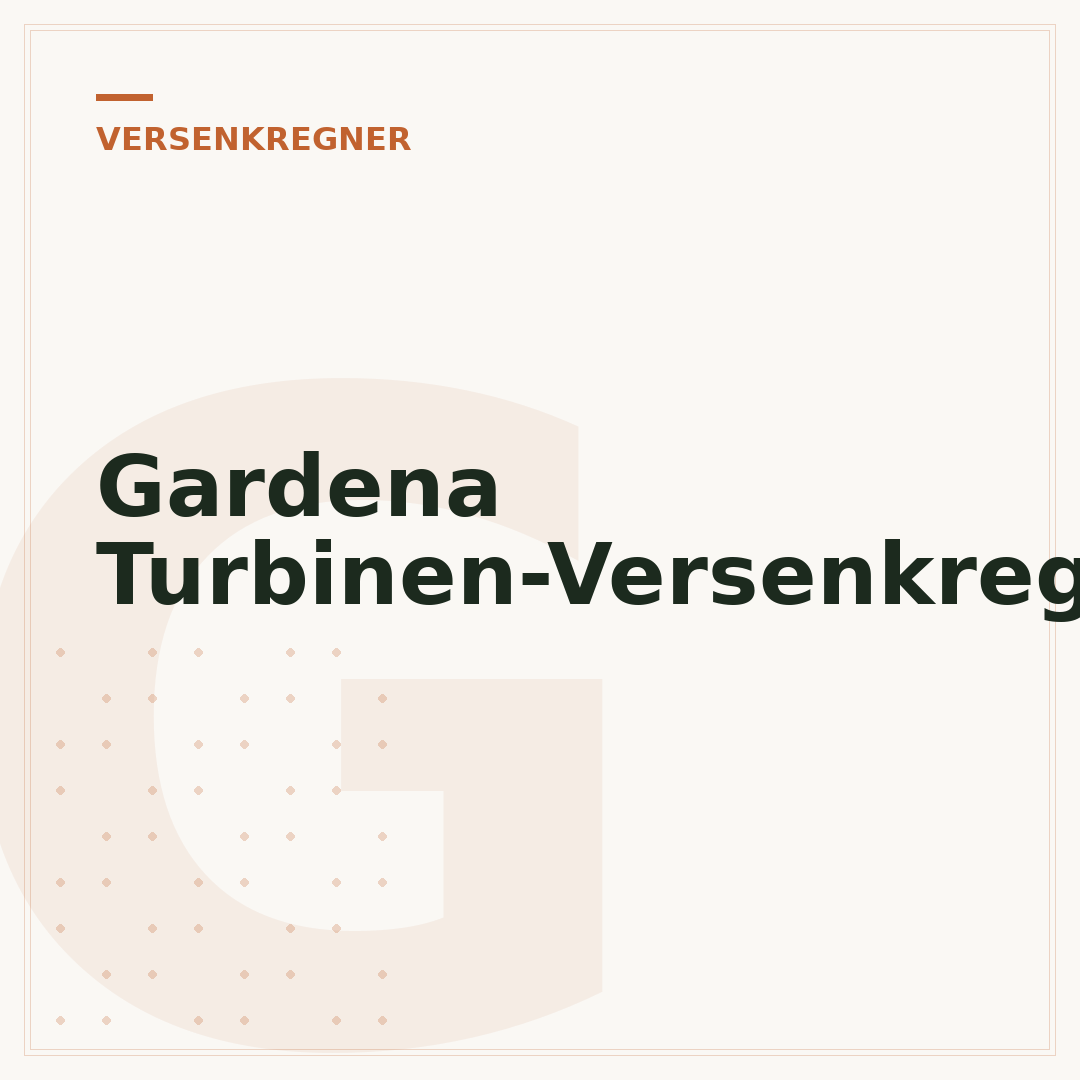 Gardena Turbinen-Versenkregner