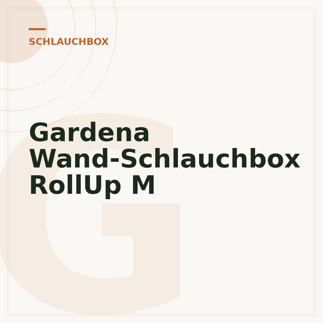 Gardena Wand-Schlauchbox RollUp M