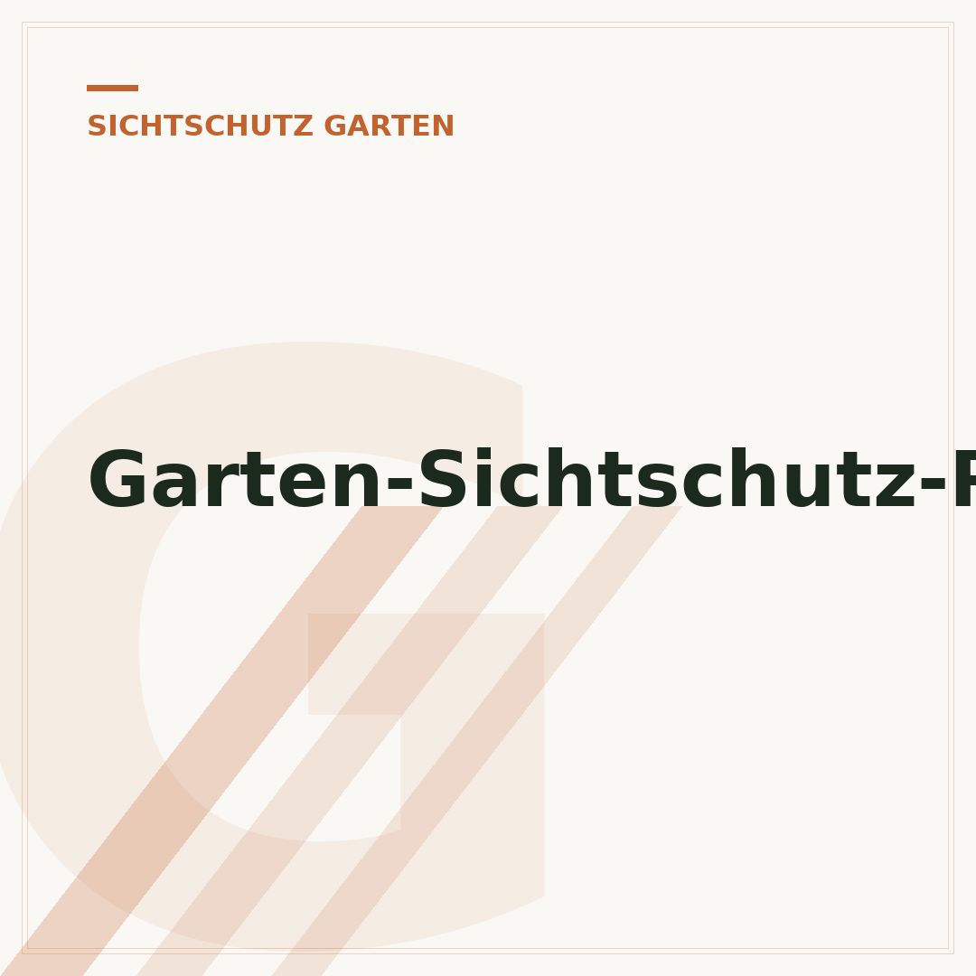 Garten-Sichtschutz-Rollo