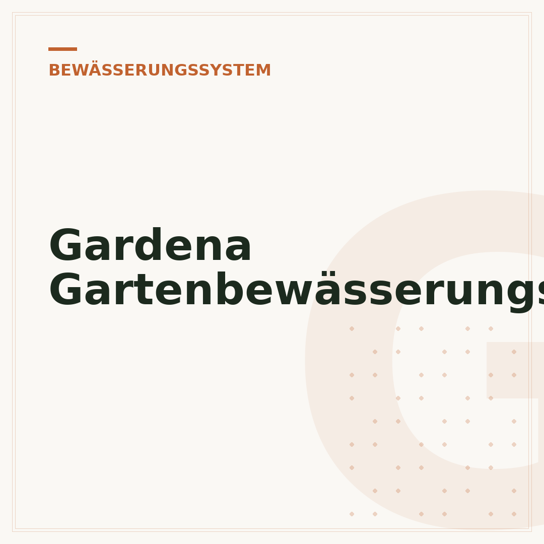 Gardena Gartenbewässerungs-Set