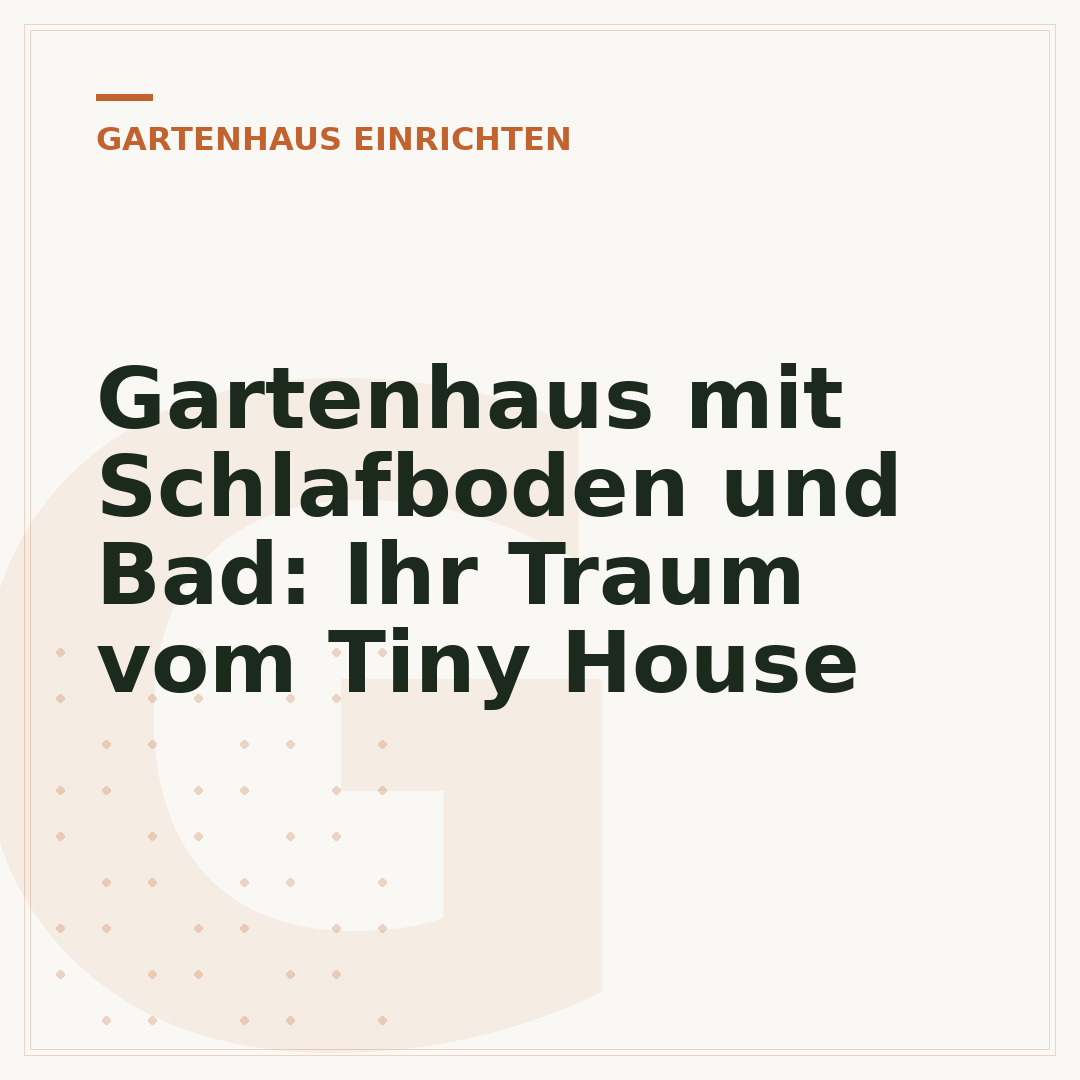 Gartenhaus mit Schlafboden und Bad: Ihr Traum vom Tiny House
