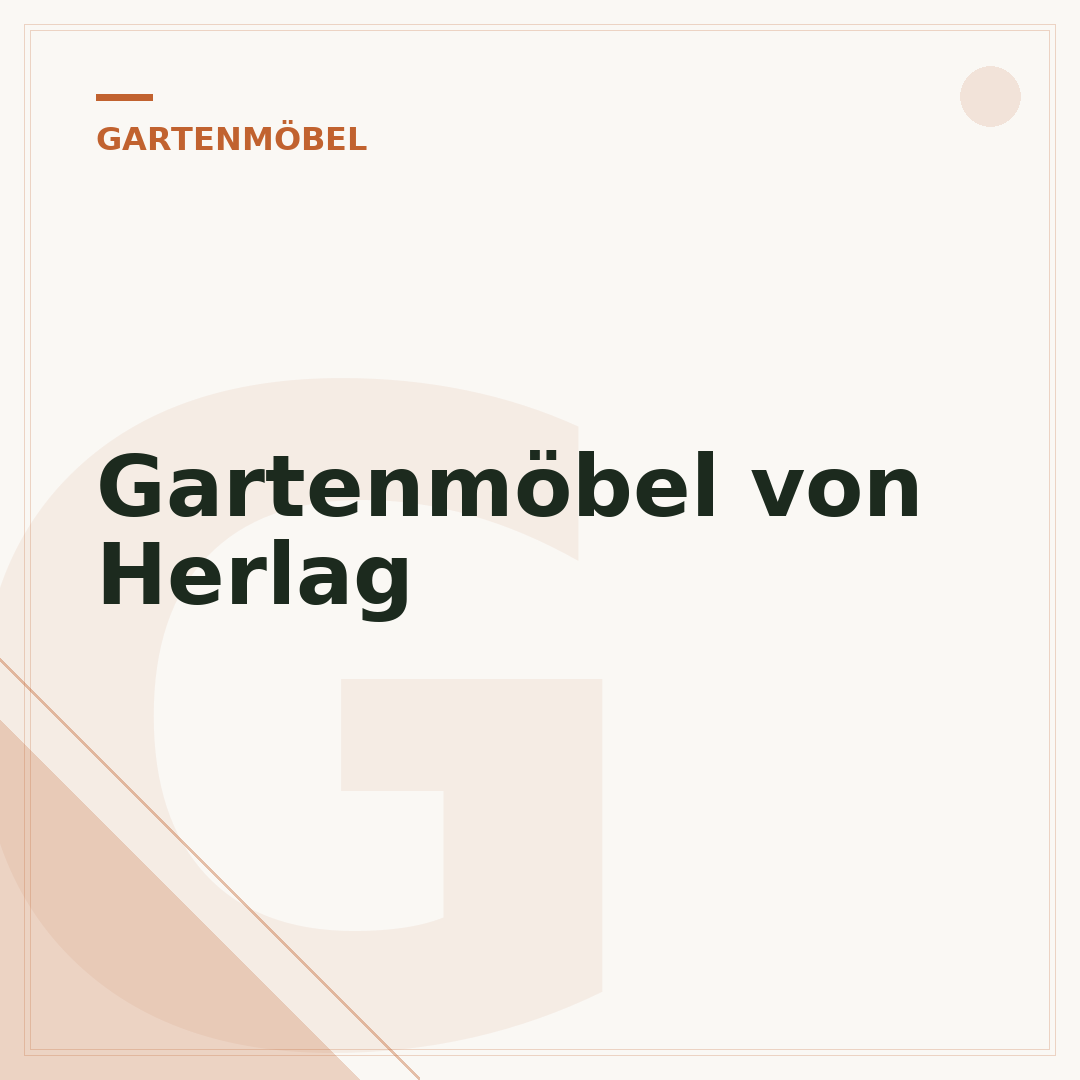Gartenmöbel von Herlag
