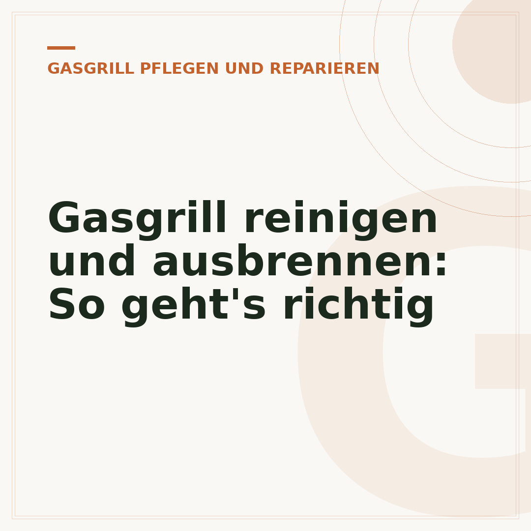 Gasgrill reinigen und ausbrennen: So geht's richtig