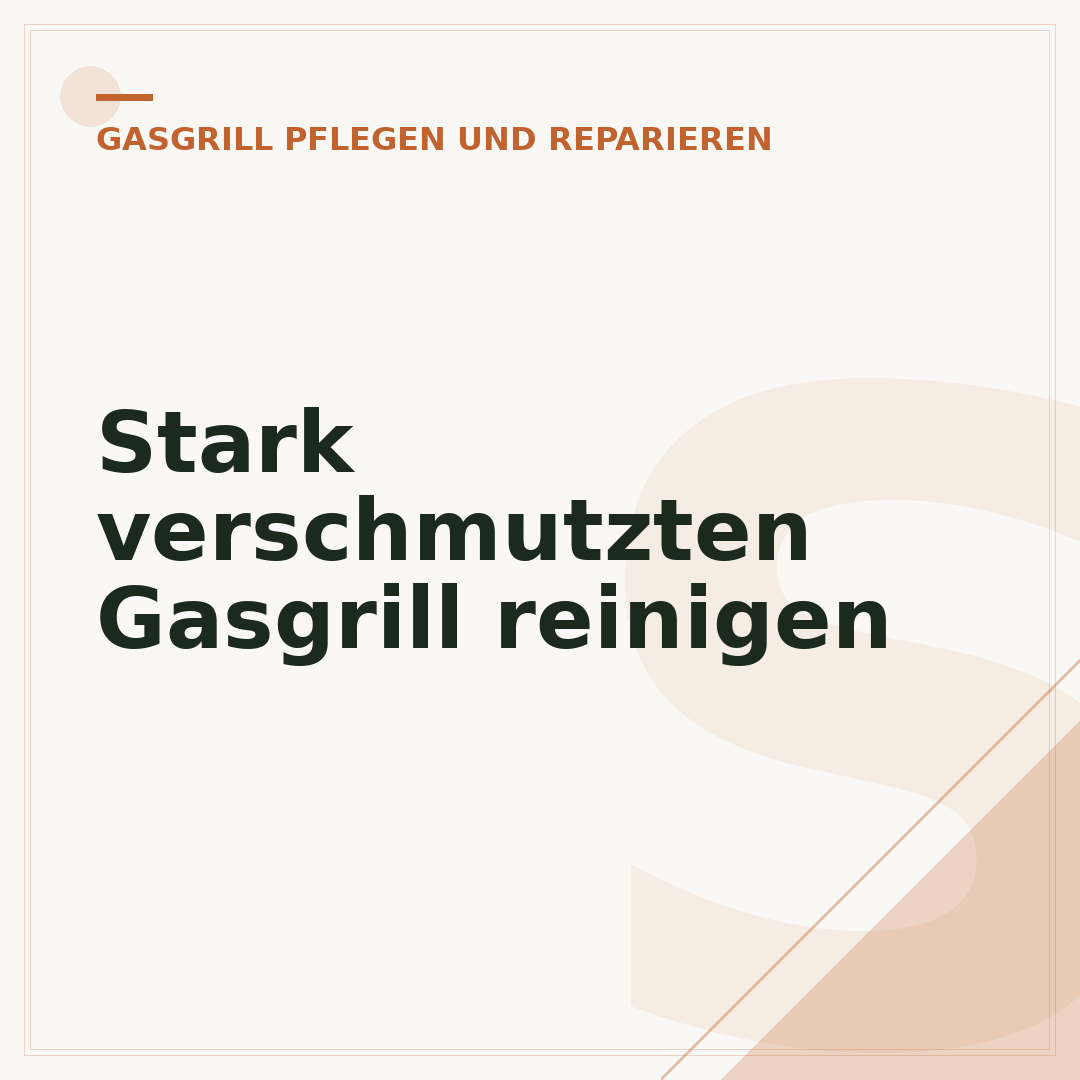 Stark verschmutzten Gasgrill reinigen