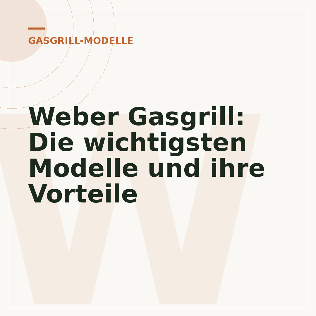 Weber Gasgrill: Die wichtigsten Modelle und ihre Vorteile
