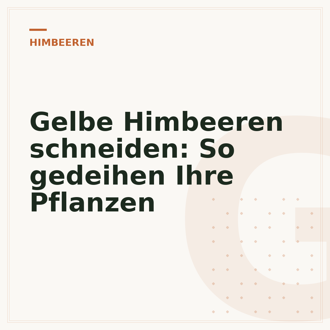 Gelbe Himbeeren schneiden: So gedeihen Ihre Pflanzen
