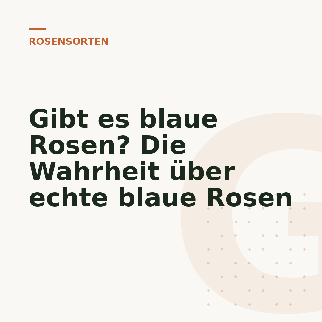 Gibt es blaue Rosen? Die Wahrheit über echte blaue Rosen