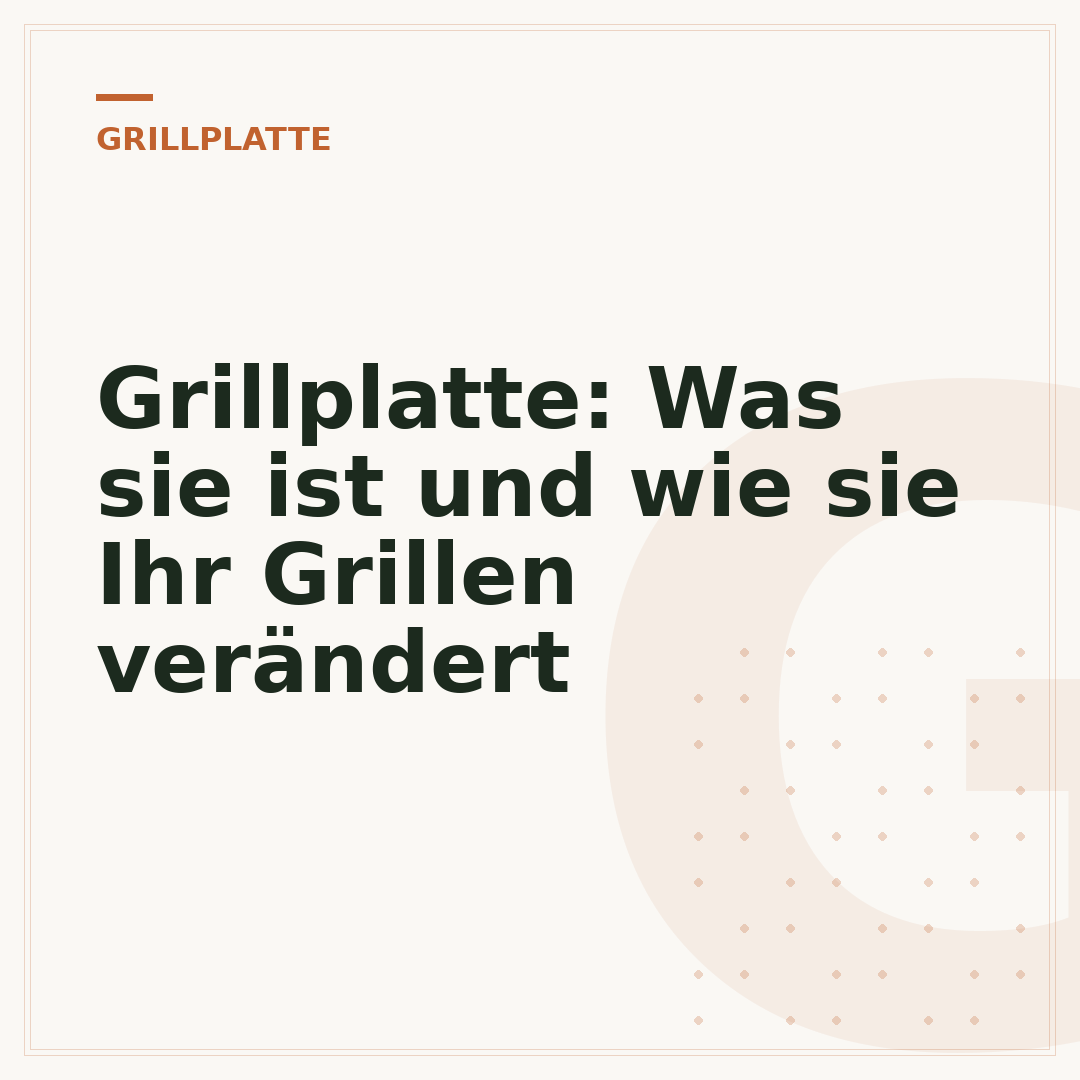 Grillplatte: Was sie ist und wie sie Ihr Grillen verändert