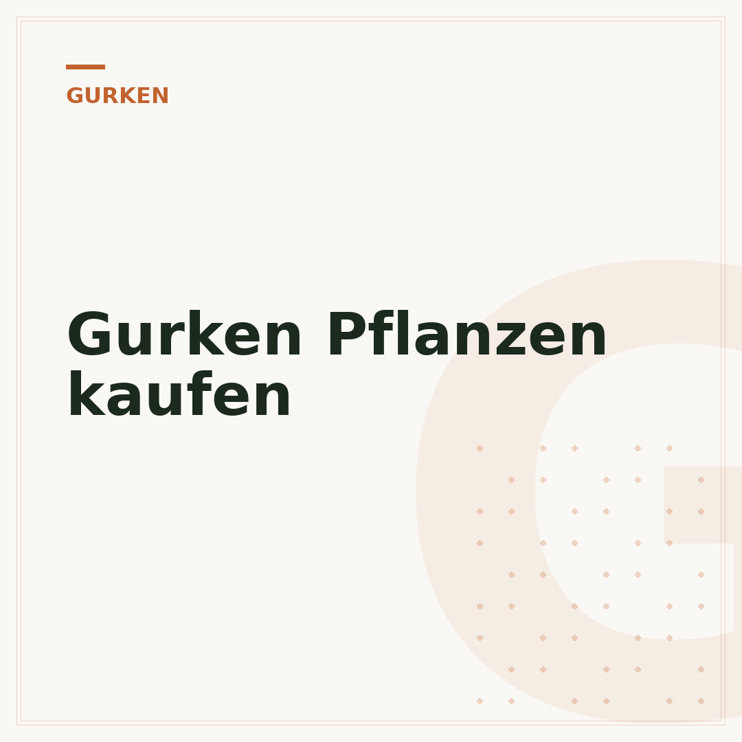 Gurken Pflanzen kaufen