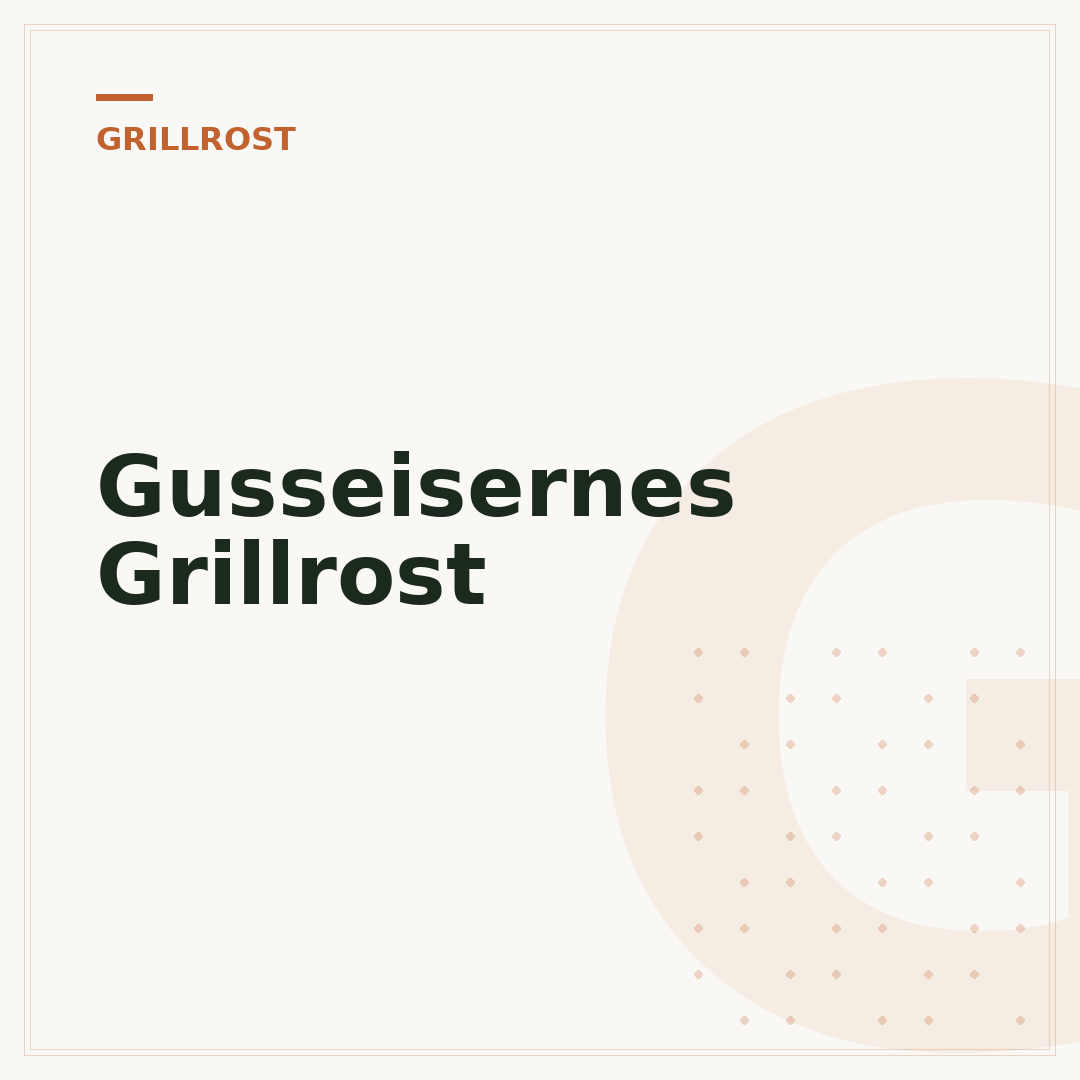 Gusseisernes Grillrost