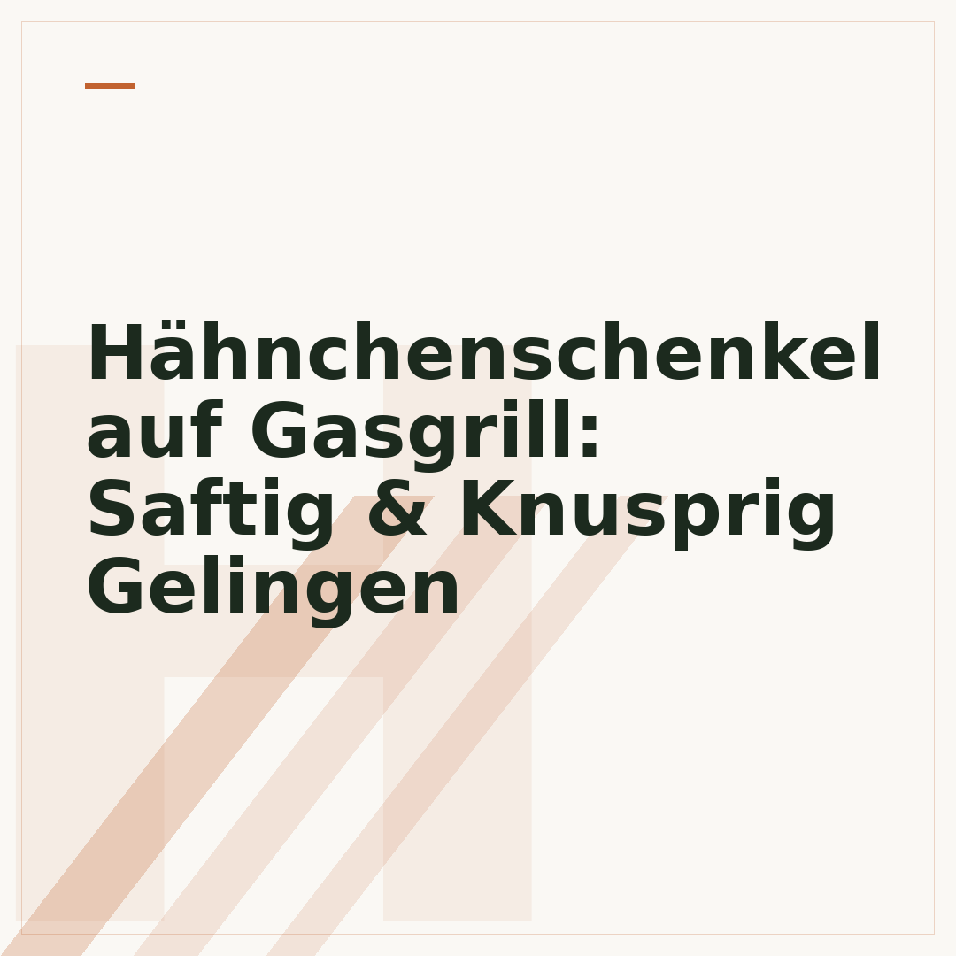 Hähnchenschenkel auf Gasgrill: Saftig & Knusprig Gelingen