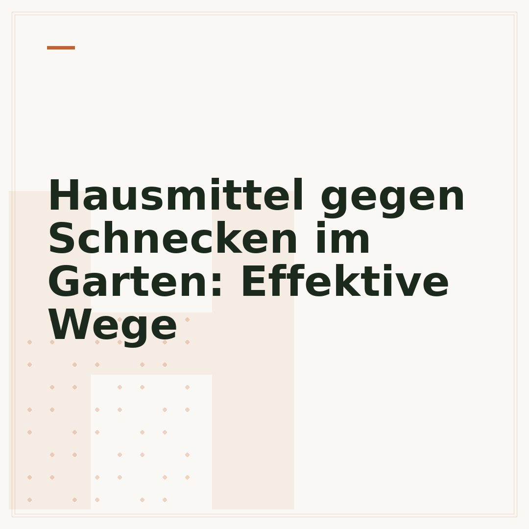 Hausmittel gegen Schnecken im Garten: Effektive Wege