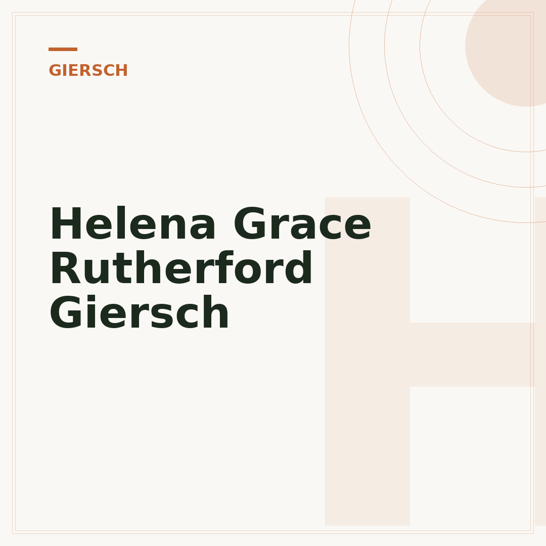 Helena Grace Rutherford Giersch