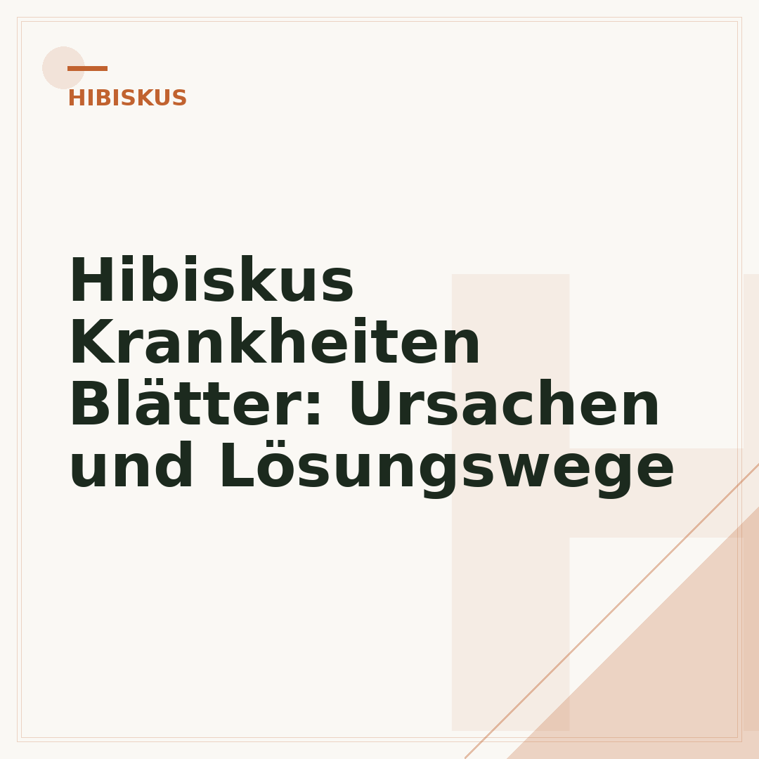 Hibiskus Krankheiten Blätter: Ursachen und Lösungswege