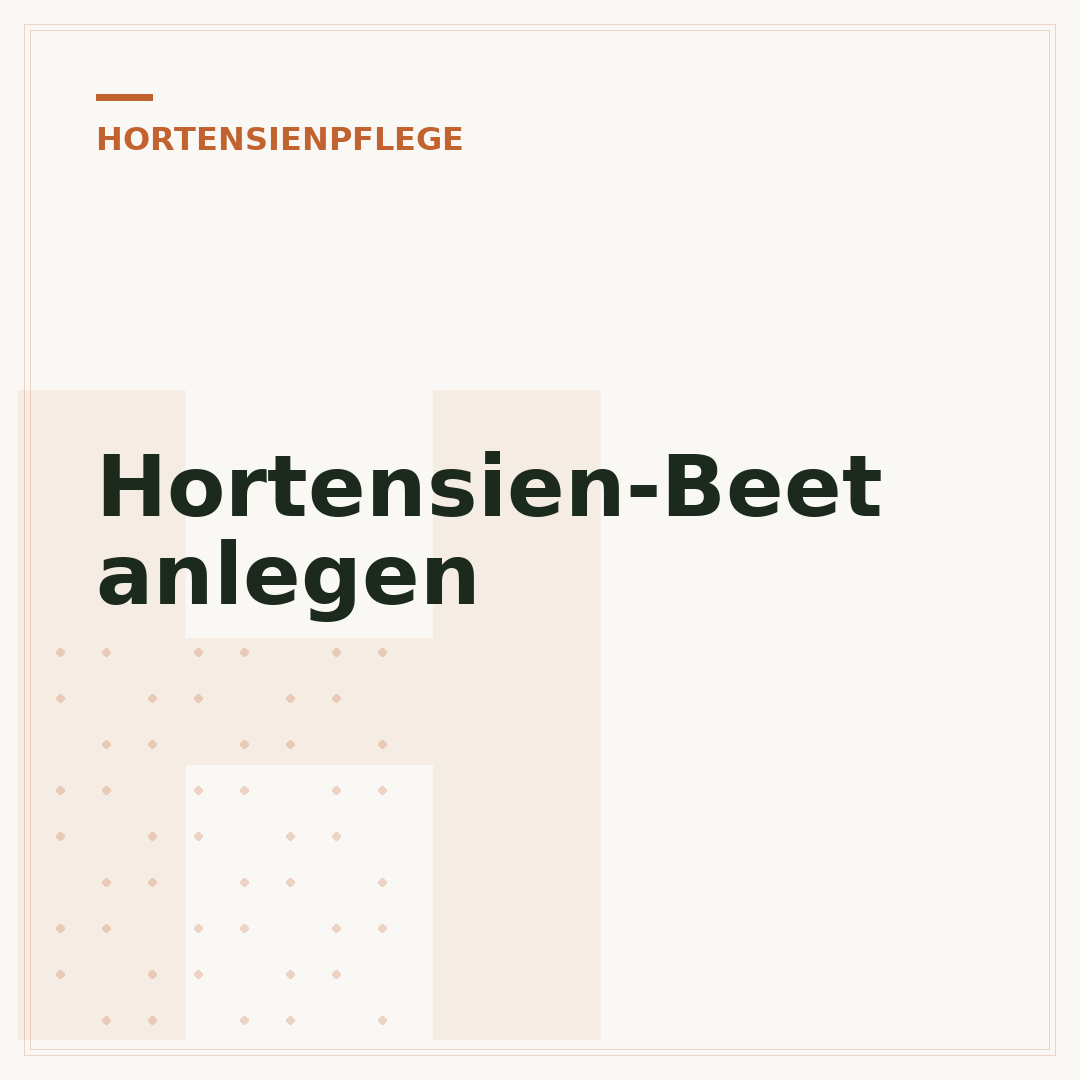 Hortensien-Beet anlegen