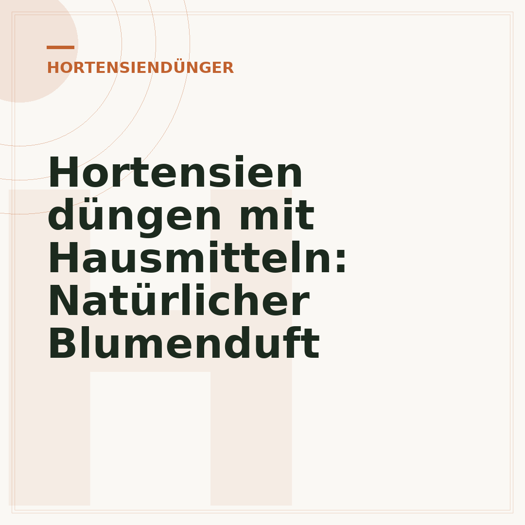 Hortensien düngen mit Hausmitteln: Natürlicher Blumenduft
