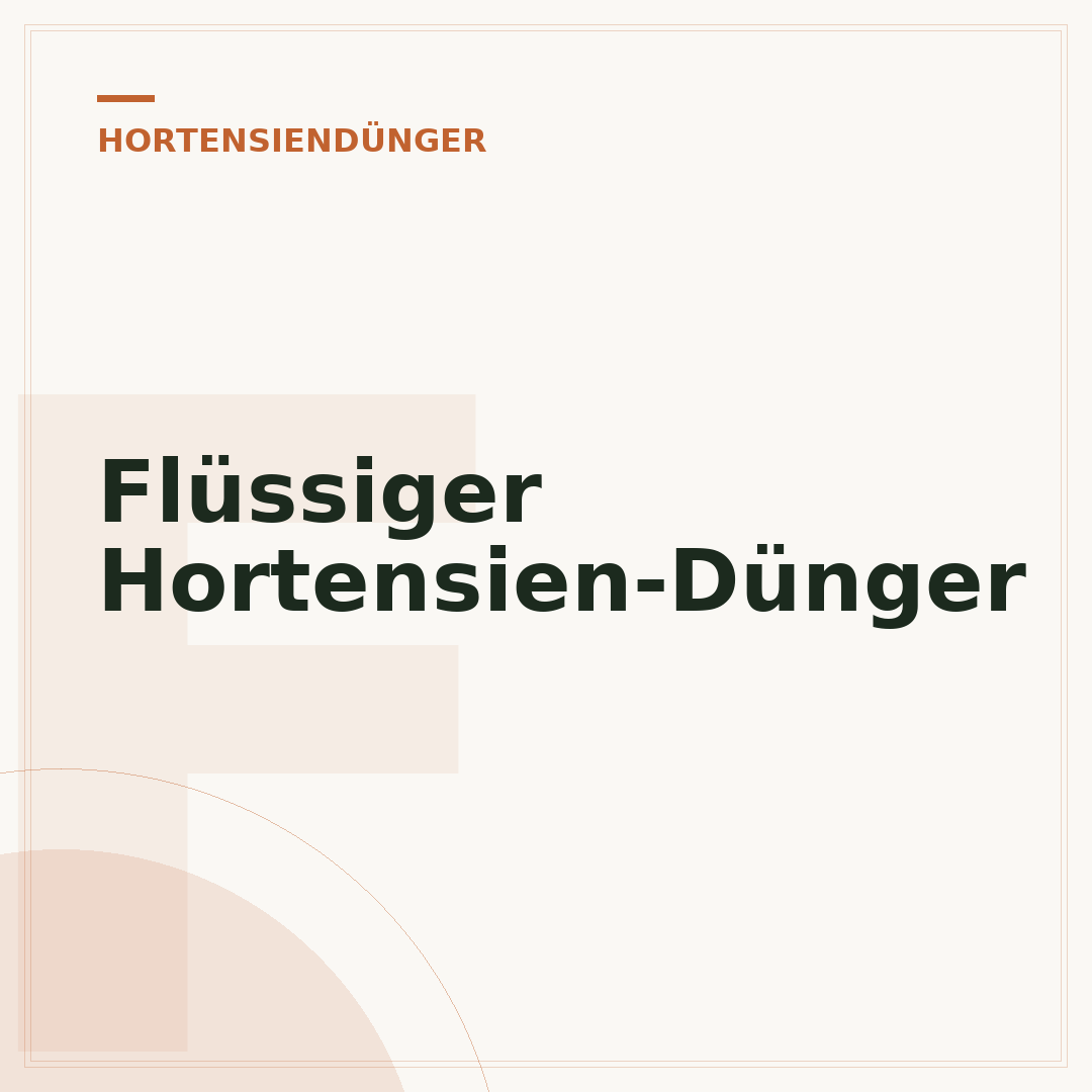 Flüssiger Hortensien-Dünger